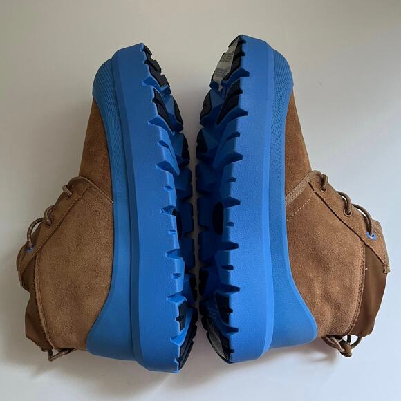 Ugg Neumel Weather Hybrid Boots Men's Size 8 in Chestnut Big Sky Blue Unisex NWT - Picture 6 of 13